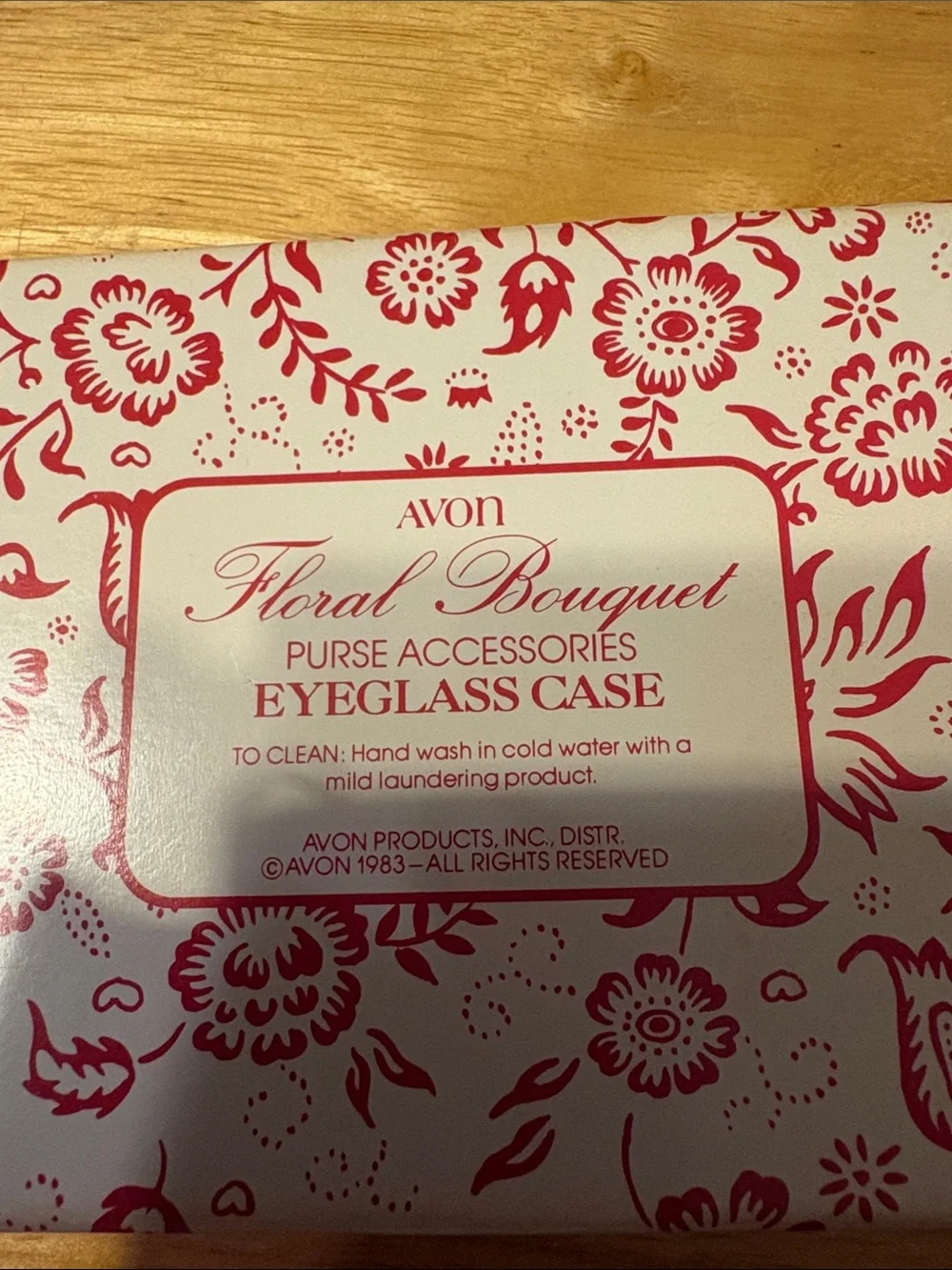 Avon Red and White Floral Sachets - Avon Home Accents